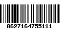 Código de Barras 0627164755111