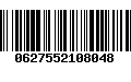 Código de Barras 0627552108048