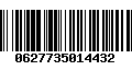 Código de Barras 0627735014432