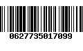 Código de Barras 0627735017099