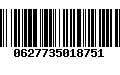 Código de Barras 0627735018751