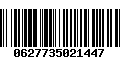 Código de Barras 0627735021447