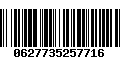 Código de Barras 0627735257716
