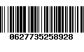 Código de Barras 0627735258928