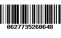 Código de Barras 0627735260648