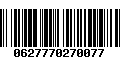 Código de Barras 0627770270077