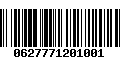 Código de Barras 0627771201001
