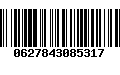 Código de Barras 0627843085317
