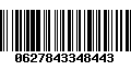 Código de Barras 0627843348443