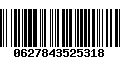 Código de Barras 0627843525318