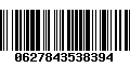 Código de Barras 0627843538394