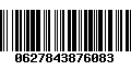 Código de Barras 0627843876083