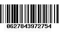Código de Barras 0627843972754
