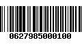 Código de Barras 0627985000100