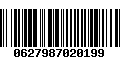 Código de Barras 0627987020199