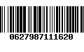 Código de Barras 0627987111620