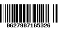Código de Barras 0627987165326