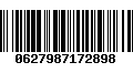 Código de Barras 0627987172898
