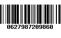 Código de Barras 0627987209860