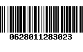 Código de Barras 0628011283023