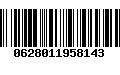 Código de Barras 0628011958143