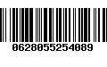 Código de Barras 0628055254089