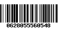 Código de Barras 0628055560548