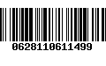 Código de Barras 0628110611499