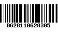 Código de Barras 0628110628305