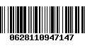 Código de Barras 0628110947147