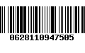 Código de Barras 0628110947505