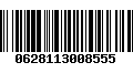 Código de Barras 0628113008555