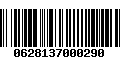 Código de Barras 0628137000290