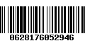 Código de Barras 0628176052946