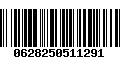 Código de Barras 0628250511291