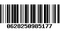 Código de Barras 0628250985177