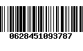 Código de Barras 0628451093787