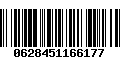 Código de Barras 0628451166177