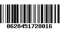 Código de Barras 0628451728016