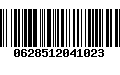 Código de Barras 0628512041023