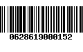 Código de Barras 0628619000152