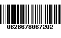 Código de Barras 0628678067202