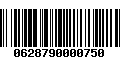 Código de Barras 0628790000750