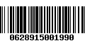 Código de Barras 0628915001990