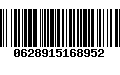 Código de Barras 0628915168952