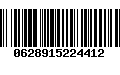Código de Barras 0628915224412