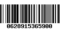 Código de Barras 0628915365900