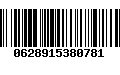 Código de Barras 0628915380781