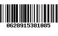Código de Barras 0628915381085