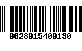 Código de Barras 0628915409130